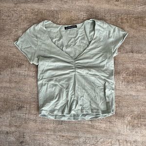 Brandy Melville Cropped Shirt